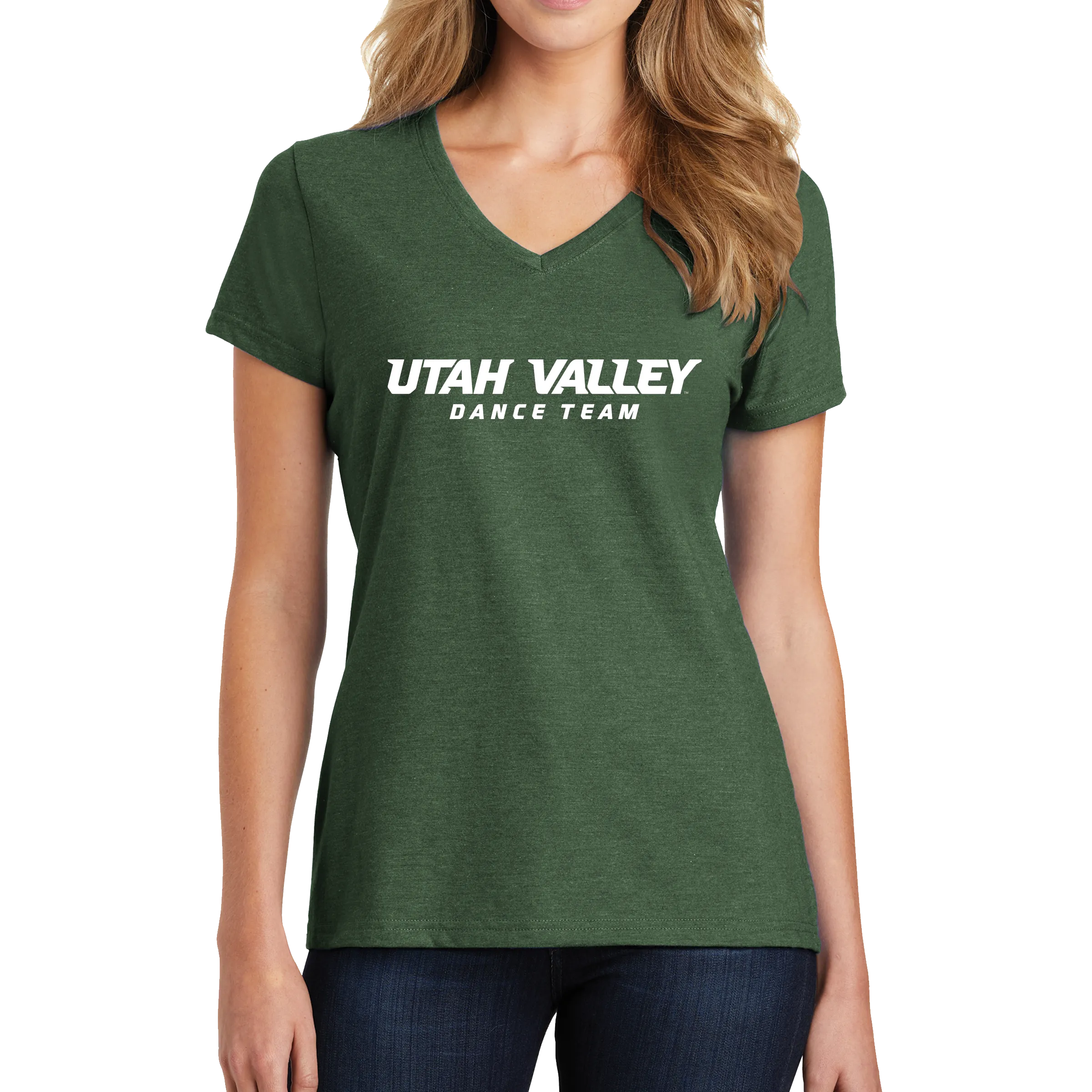 Port & Company Ladies Fan Favorite Blend V-Neck Tee - UVU Dance Team