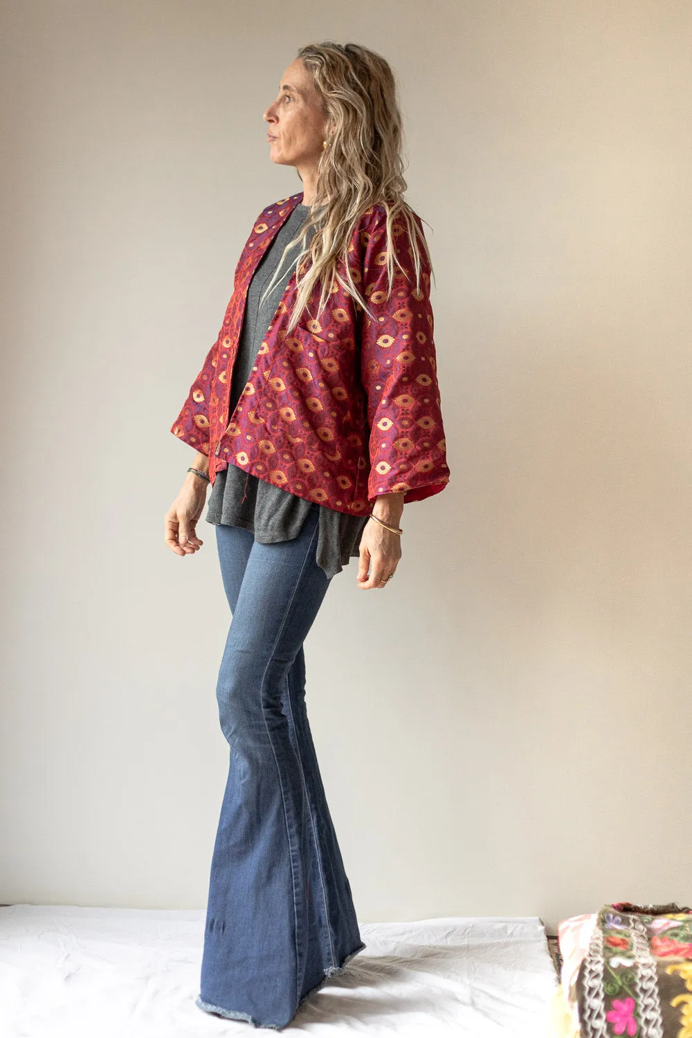 Rose Limited Edition Kimono Jacket (Burgundy Eyes)