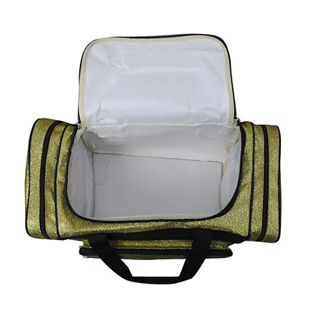 SALE! Gold Glitter NGIL Canvas Carry on 20" Duffle Bag