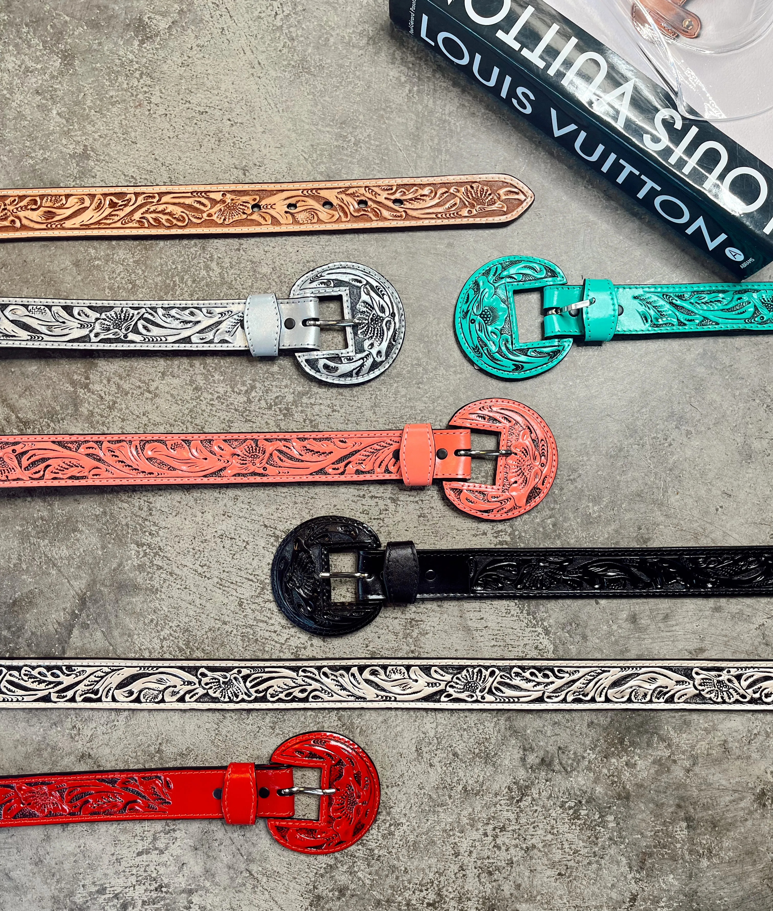 The Beverly Tooled Belt