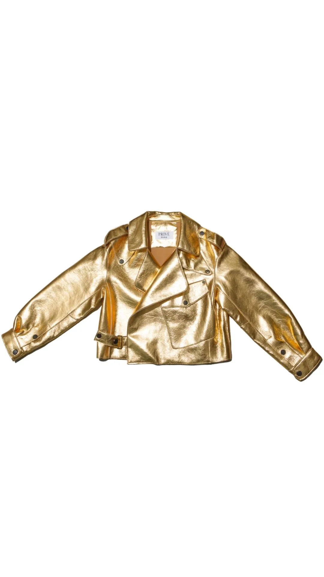 THE LEATHER JACKET - GOLD