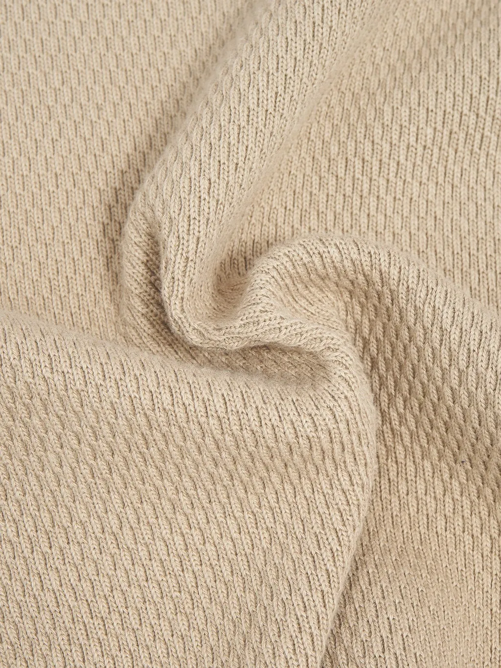 UES Double Honeycomb Thermal T-Shirt Beige