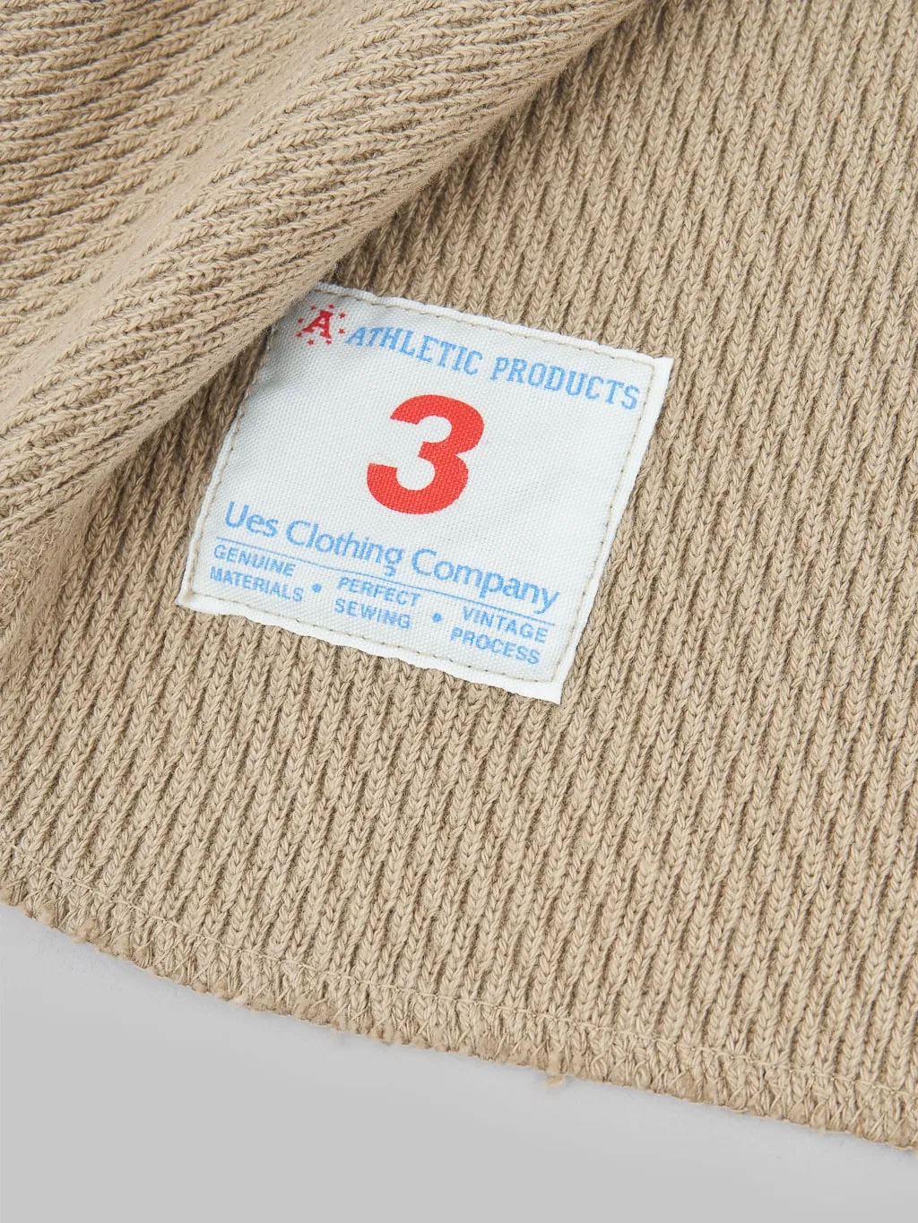 UES Double Honeycomb Thermal T-Shirt Beige