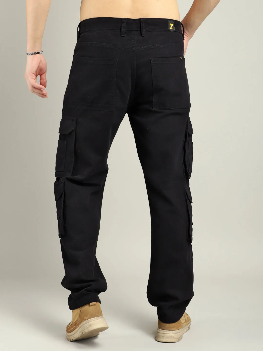 Z 8 Pocket Black Cargo